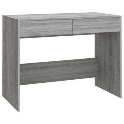 Berkfield Sturdy Desk Grey Sonoma 101X50X76.5 Cm Engineered Wood