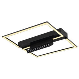 Luminosa Lighting Luminosa Maxwell Integrated Led Semi Flush Ceiling Light Matt Black Led 3000K - thumbnail 5