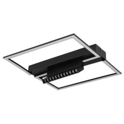 Luminosa Lighting Luminosa Maxwell Integrated Led Semi Flush Ceiling Light Matt Black Led 3000K - thumbnail 2