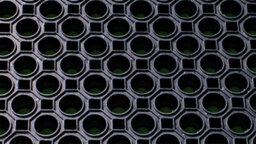 Blue Diamond Rubber Rooftop Walkway Duckboard Matting Cellmax 100 X 150Cm Black - thumbnail 4
