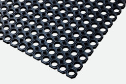 Blue Diamond Rubber Rooftop Walkway Duckboard Matting Cellmax 100 X 150Cm Black - thumbnail 2