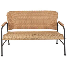 Beliani Garden Lounge Set With Table 4 Seater Ofanto Pe Rattan Natural - thumbnail 8