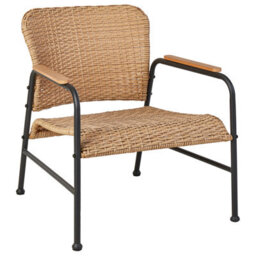 Beliani Garden Lounge Set With Table 4 Seater Ofanto Pe Rattan Natural - thumbnail 4