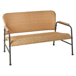 Beliani Garden Lounge Set With Table 4 Seater Ofanto Pe Rattan Natural - thumbnail 7