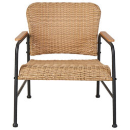 Beliani Garden Lounge Set With Table 4 Seater Ofanto Pe Rattan Natural - thumbnail 5