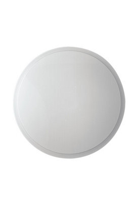 Luminosa Lighting Luminosa Ego Led Dimmable Round Flush Ceiling Lamp, White Stardust, 3000- 4000-6000K