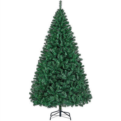 Uetian 5Ft Green Xmas Tree Artificial Small Spruce With 600 Pvc Branch Tips And Sturdy Metal Stand No Decoration Added - image 1