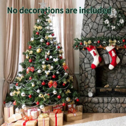 Uetian 5Ft Green Xmas Tree Artificial Small Spruce With 600 Pvc Branch Tips And Sturdy Metal Stand No Decoration Added - thumbnail 7
