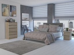 M5 Malwa Chest Of Drawers Sonoma Oak - thumbnail 2