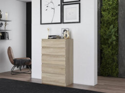 M5 Malwa Chest Of Drawers Sonoma Oak - thumbnail 6