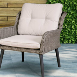Dellonda Buxton Rattan Patio Arm Chairs & Cushions, Set Of 2, Outdoor Garden Use - thumbnail 5