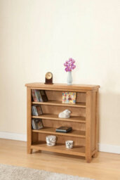 Buttercup Farm Shrewsbury 3' Bookcase - L30 X W90 X H90 Cm - Oak - thumbnail 2