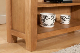 Buttercup Farm Shrewsbury 3' Bookcase - L30 X W90 X H90 Cm - Oak - thumbnail 4