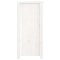 Vidaxl Sideboard White 100X35X74 Cm Solid Wood Pine - thumbnail 4