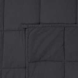 Ohs Weighted Blanket Quilted, Charcoal Grey, 150 X 200 Cm - 8Kg - thumbnail 7