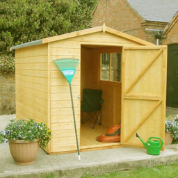 Shire Lewis Handmade Garden Shed Approx 8 X 6 Feet - thumbnail 4