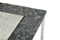 Orsina Luxe Set Of 3 Rectangular Nesting Tables,nickel & Gunmetal Finish Decorative Tables,antique Bedside Tables - thumbnail 5