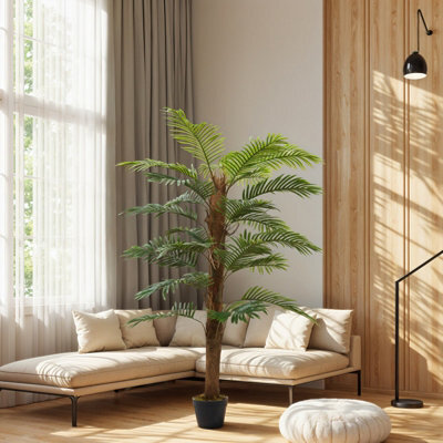 Thehotsale 160Cm Artificial Tropical Palm Tree Potted Plant For Indoor Decoration - image 1