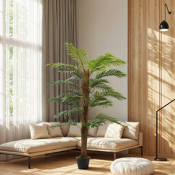 Thehotsale 160Cm Artificial Tropical Palm Tree Potted Plant For Indoor Decoration - thumbnail 1