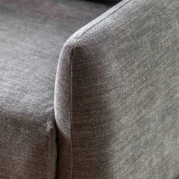 Xample Gallery Oakwood Dark Grey 3 Seater Fabric Sofa, Foam & Polyester Cushions, Solid Oak Legs, Modern Living Room Furniture - thumbnail 5