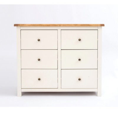 Cabinet Bits Maggiori 6 Drawer Chest Of Drawers Brass Knob - image 1