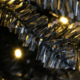 Christmas Tree World The Pre-Lit 6Ft/180Cm Black Italian Pencilimo Christmas Tree - thumbnail 6