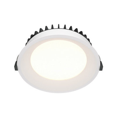 Luminosa Lighting Luminosa Okno 17.5Cm Recessed Downlight White 3000K 1800Lm Ip44