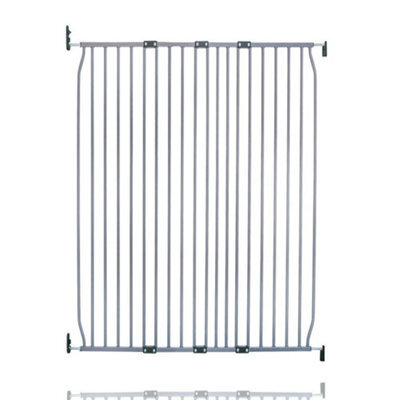 Bettacare Extra Tall Screw Fit Metal Dog Gate, Grey, 110Cm - 120Cm - image 1