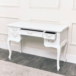 Melody Maison White Dressing Table Desk - Pays Blanc Range - thumbnail 7