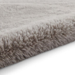 Sheepskin Silver Plain Shaggy Rug, 50mm Thickness Modern Rug, Luxurious Rug For Livingroom, & Diningroom-60Cm X 180Cm (Double) - thumbnail 6