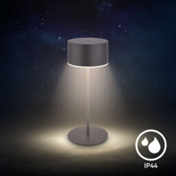 Briloner Led Table Lamp Rechargeable Light Cordless Dimmable Touch Ip44 Warm White Anthracite - thumbnail 7