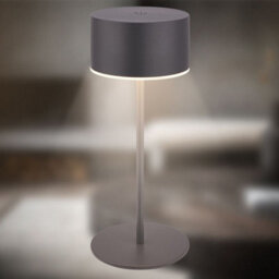 Briloner Led Table Lamp Rechargeable Light Cordless Dimmable Touch Ip44 Warm White Anthracite - thumbnail 2