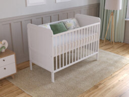 Love For Sleep Levi Cot Bed 120X60Cm With Microfiber Quilted Mattress - thumbnail 2