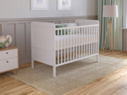 Love For Sleep Levi Cot Bed 120X60Cm With Microfiber Quilted Mattress - thumbnail 1