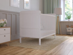 Love For Sleep Levi Cot Bed 120X60Cm With Microfiber Quilted Mattress - thumbnail 4