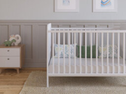 Love For Sleep Levi Cot Bed 120X60Cm With Microfiber Quilted Mattress - thumbnail 5