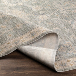 Livabliss Avant Garde-Vintage Beige Blue Brown Traditional Boho Fringe Living Dining Bedroom Rug 152 X 225 Cm Easy Care, Non Shedding - thumbnail 4