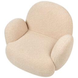 Beliani Kids Armchair Hem Boucle Beige - thumbnail 7