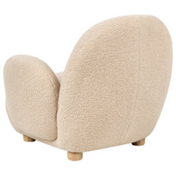 Beliani Kids Armchair Hem Boucle Beige - thumbnail 6