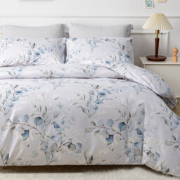 Lazzaro Luxury Microfiber Single Duvet Cover Sets Reversible Bedding Set With Zipper Closure - thumbnail 2