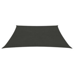 Berkfield Sunshade Sail 160 G/m2 Anthracite 3/4X2 M Hdpe - thumbnail 2