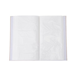 Living And Home 300 Pocket Photo Album Beige Linen Hardcover Window Design Memory Storage Book - thumbnail 5