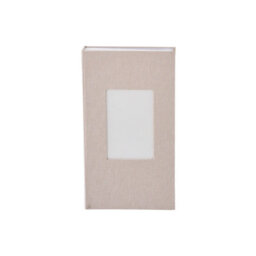Living And Home 300 Pocket Photo Album Beige Linen Hardcover Window Design Memory Storage Book - thumbnail 4