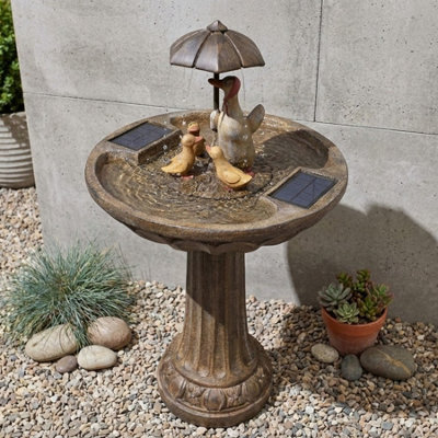 Garden Greatness Lunaria Duck Family Water Feature Fountain - image 1