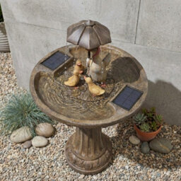 Garden Greatness Lunaria Duck Family Water Feature Fountain - thumbnail 2