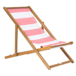 Beliani Set Of 2 Sun Lounger Replacement Fabrics Anzio/avellino 113 X 44 Cm Red - thumbnail 4