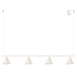 Sollux Lighting Nox Steel Beige 4 Lights Modern Chandeliers - thumbnail 1