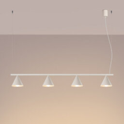 Sollux Lighting Nox Steel Beige 4 Lights Modern Chandeliers - thumbnail 3