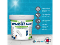 Smartseal - Anti Mould Paint - Mountain Stone (2.5L) For Bathroom, Kitchen And Bedroom Walls & Ceilings -Protection Against Mould - thumbnail 2