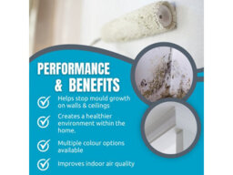 Smartseal - Anti Mould Paint - Mountain Stone (2.5L) For Bathroom, Kitchen And Bedroom Walls & Ceilings -Protection Against Mould - thumbnail 3